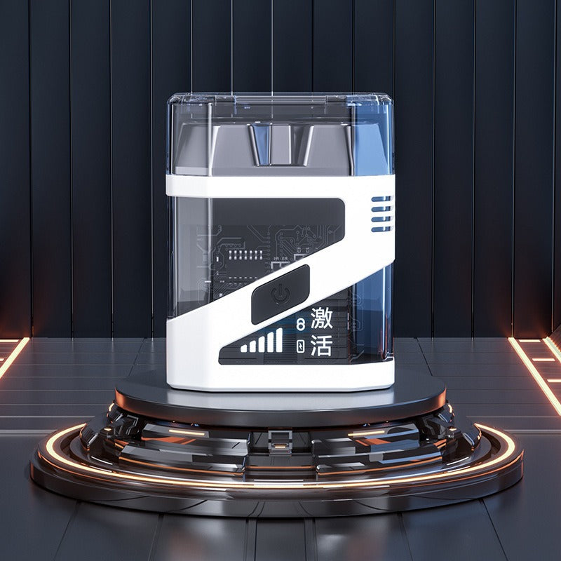 Cross-border Portable Two-head Double-head Magnetic Rechargeable Razor Men's Full-body Washable Electric Shaver Super Clean