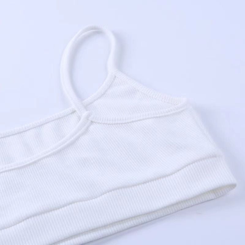 2024 spring and summer new English label rib European and American fashion small suspender shorts suit women's cross-border foreign trade Wholesale