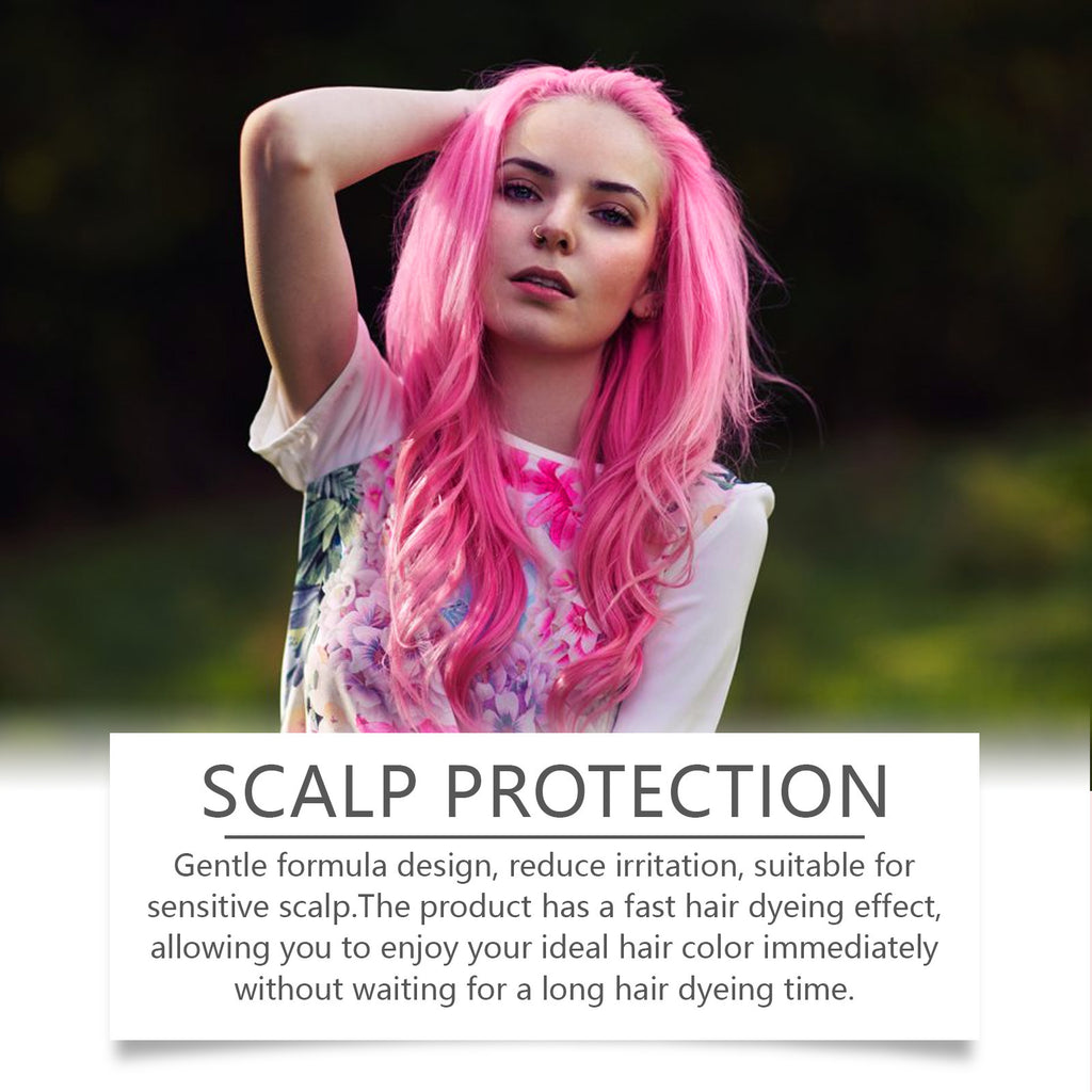 Temporary Hair Coloring Dye Set Long Lasting Vibrant Colors Music Festival Halloween Party Cosplay DIY Hair Styling Cream Tools