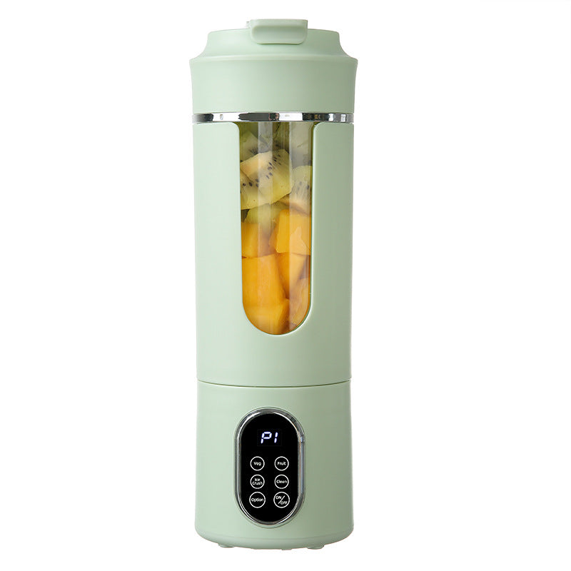 New high-end cross-border juicer household crushed ice juice cup portable rechargeable juicer outdoor 12 knife wireless