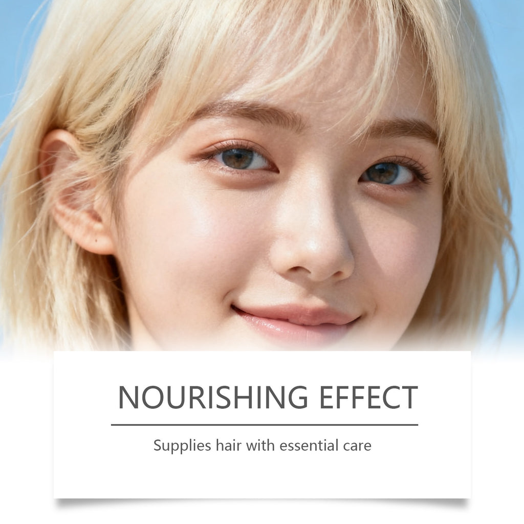 Gleamxi Icy Blonde Hair Dye Cream Permanent DIY Home Natural Long Lasting Shiny Glossy Anti Dry Damage Hair Coloring Cream 100g