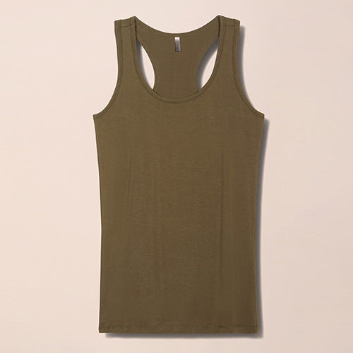 Modal Vest Women's I-shaped U-shaped Base Vest Extra Large and Fat Sleeveless Outer Wear Sling Base Shirt Spring and Summer