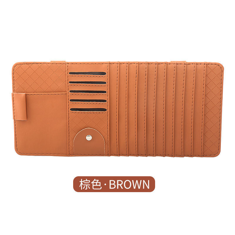 Car CD Clip Car CD Bag Multifunctional Sun Visor Cover Storage Cover CD Disc Disc Bag Storage Bag Universal