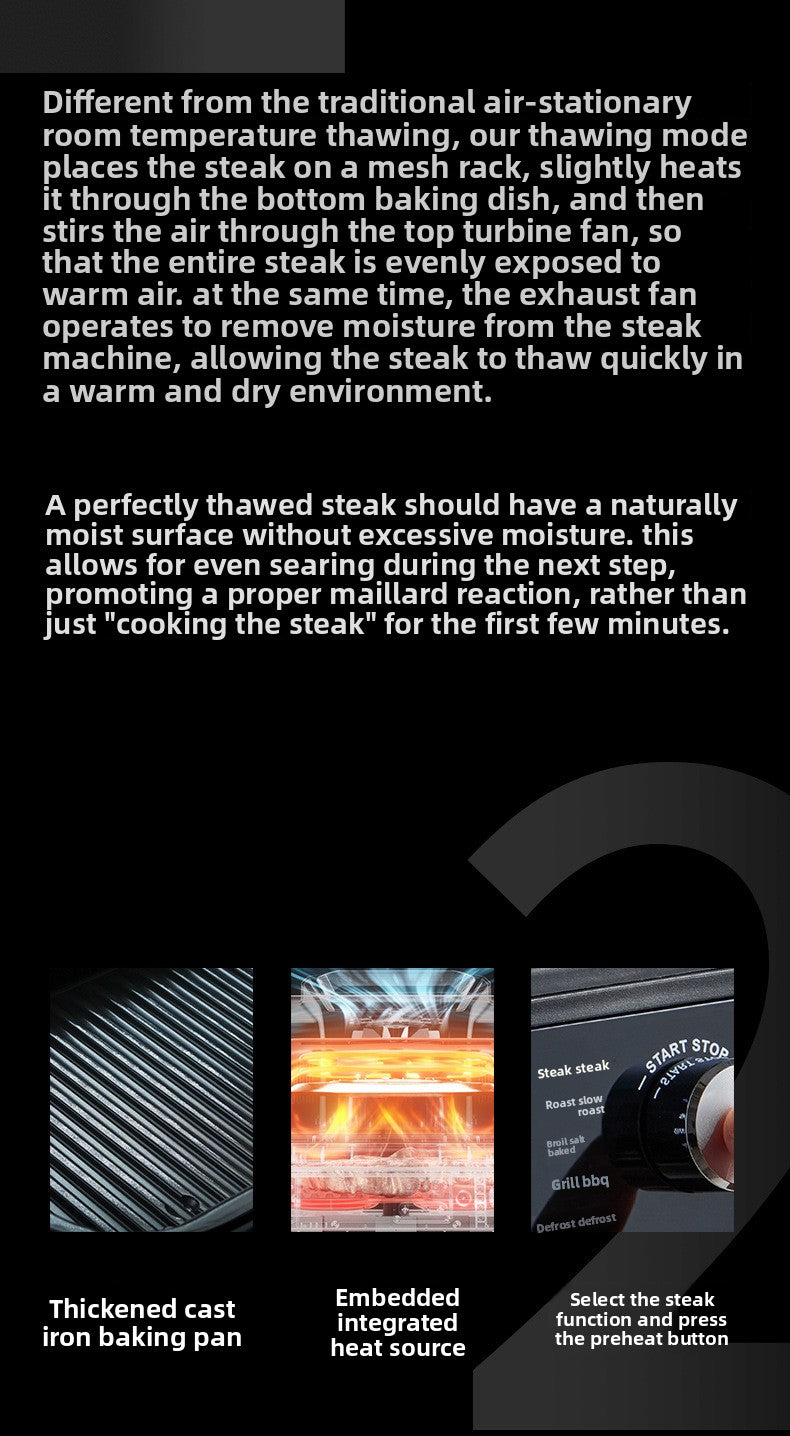Steak machine - fully automatic steak griller - high-temperature oven - multi-functional cooking pot