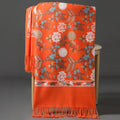 India Nepal ethnic style red women autumn and winter fashion mother long shawl embroidered warm shawl outside