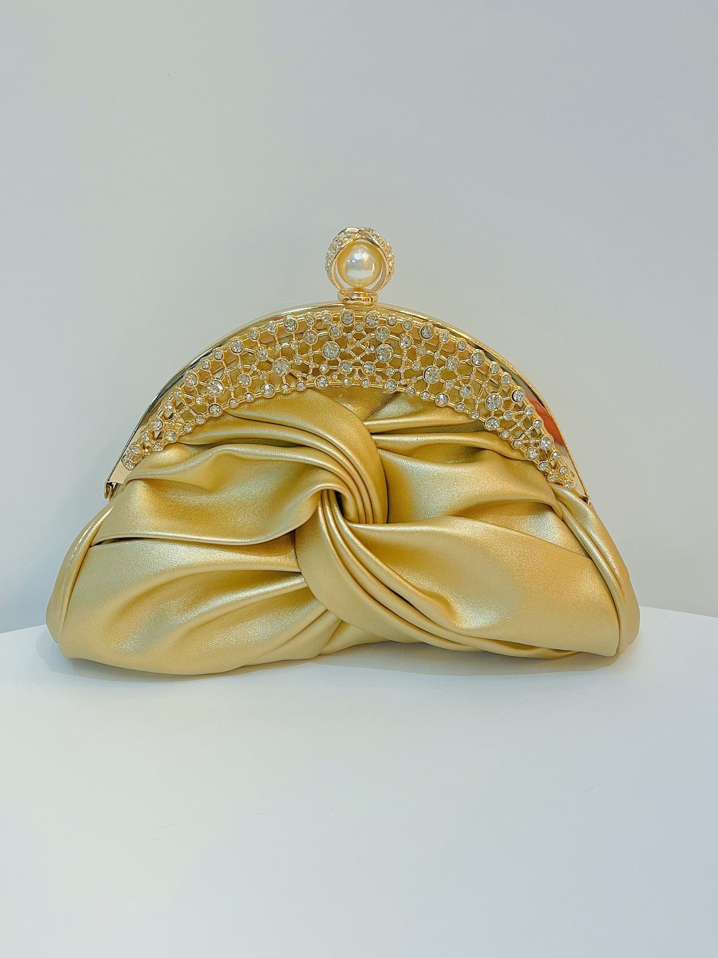 New Cross-border Socialite Clutch Bag Rhinestone Evening Dress Women's Bag Chain Crossbody Bag Evening Banquet Bag Gift Bag Bridal Bag