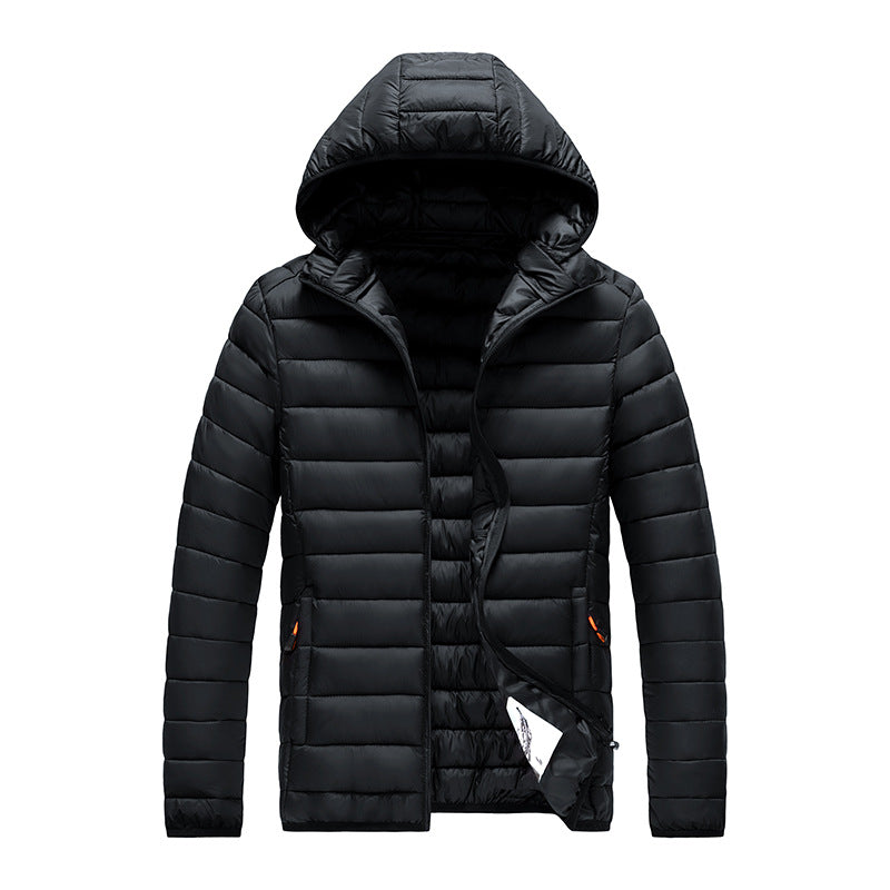 Cross-Border Exclusive Supply for Amazon: Men's 2026 Winter Jacket, Slim Fit, Lightweight Cotton Coat, Thin Multi-Color Quilted Cotton Clothing