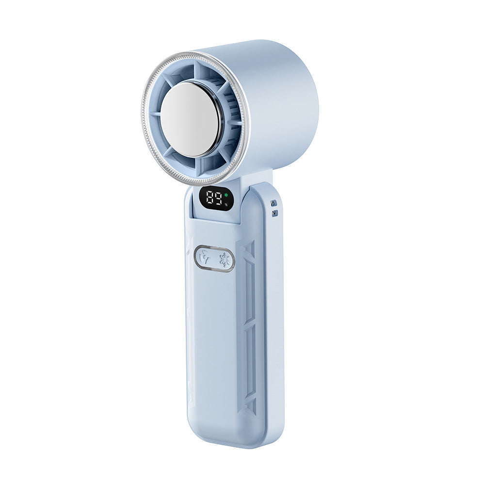 Huaqiangbei 100-speed high-speed hand-held turbo fan portable mini refrigeration ice compress fan