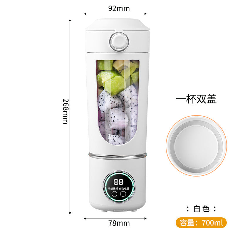 New high-end cross-border juicer household crushed ice juice cup portable rechargeable juicer outdoor 12 knife wireless