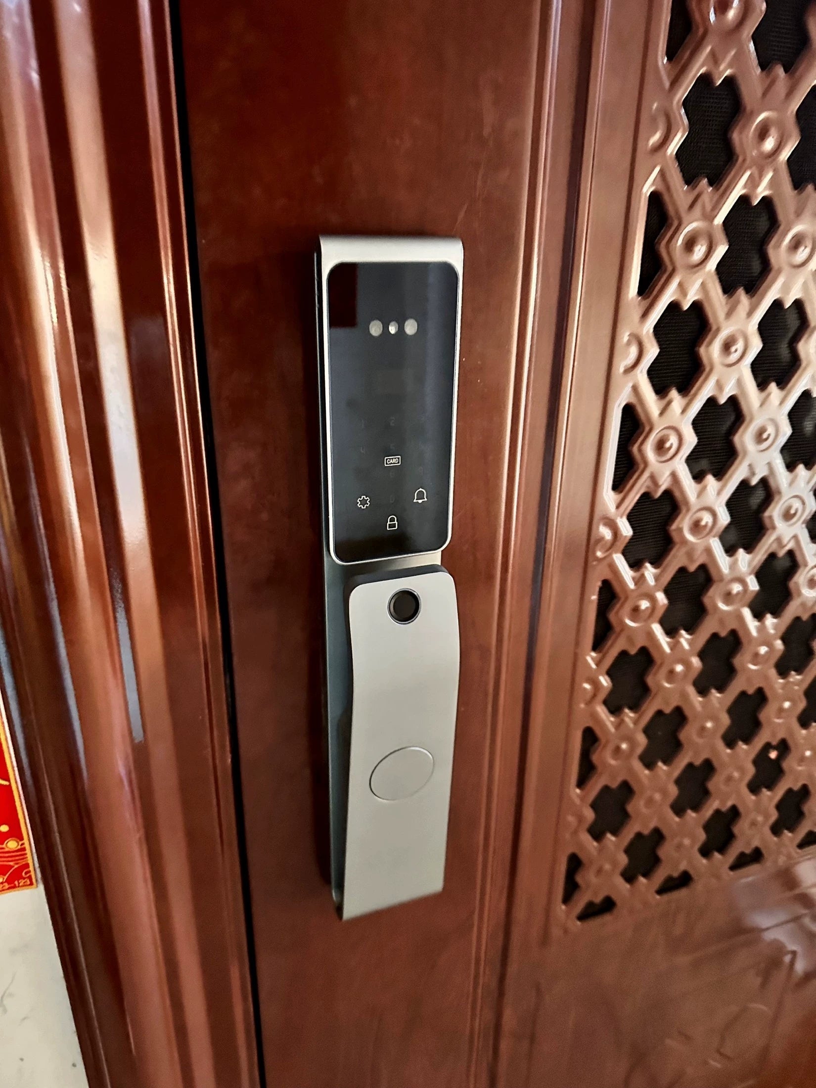 2026 New Tuya 3D Face Palm Recognition Smart Lock Durable Electronic Lock Waterproof Digital Lock Suitable for Europe, Israel