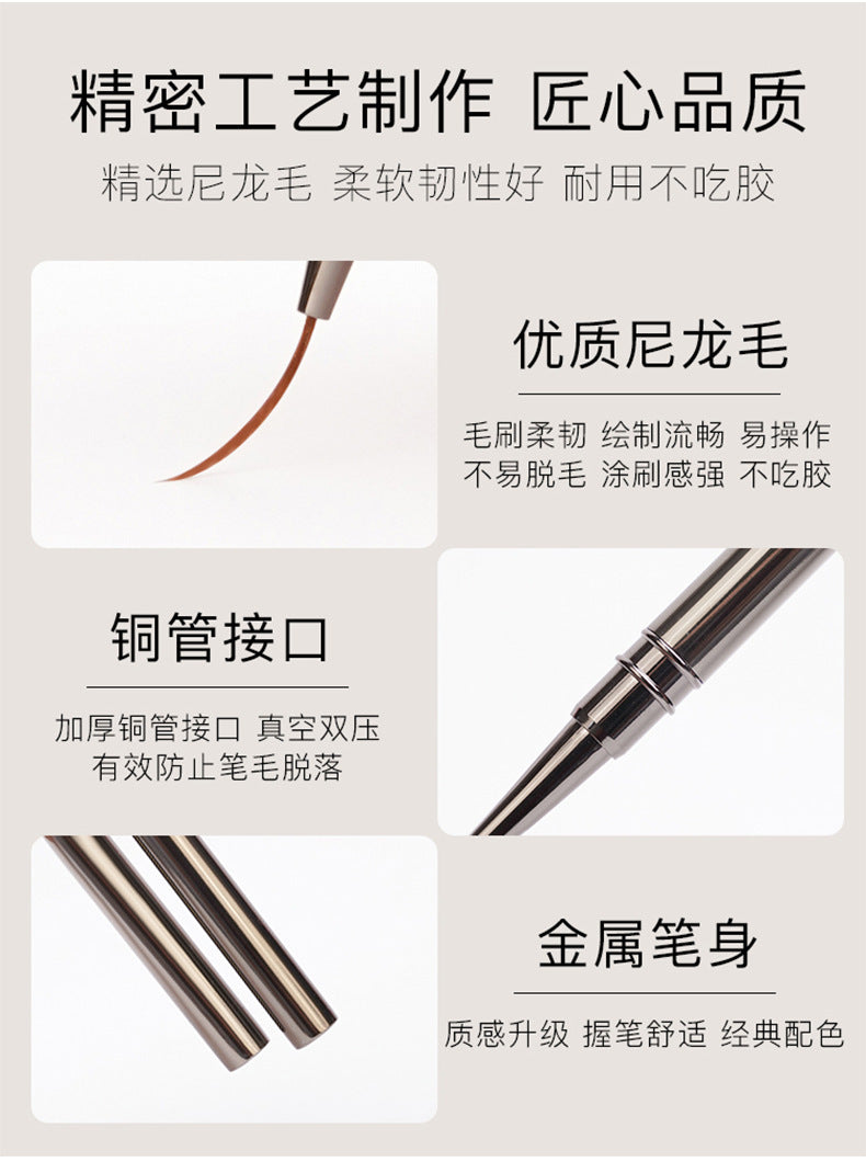 Nails Art Liner Brushes UV Gel Brush 6/9/12/15/18mm Nail Design Pen Elongated Lines Striping Painting Professional Manicure Tool