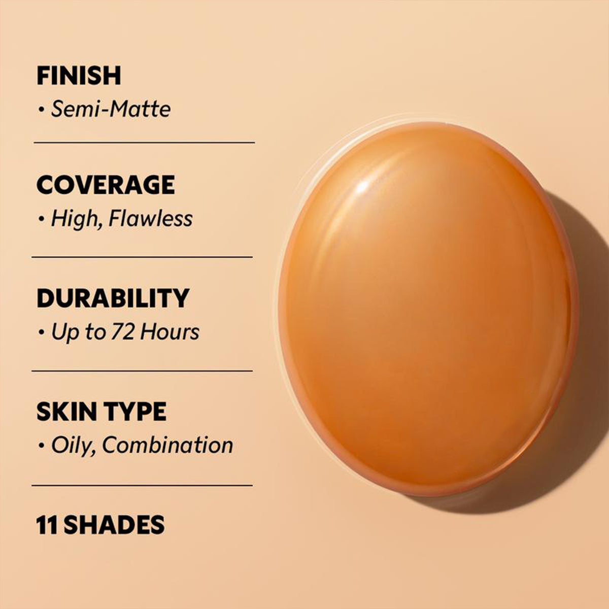 Matte Air Cushion Foundation Full Coverage - Waterproof Poreless Smooth Base Cream Long-lasting Cosmetics