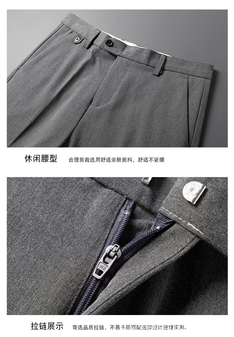 A 1.45kg Piece Set of Spring & Fall Casual Small Suit Jacket Men's Korean Style Slim Gray Formal Full Suit Suit