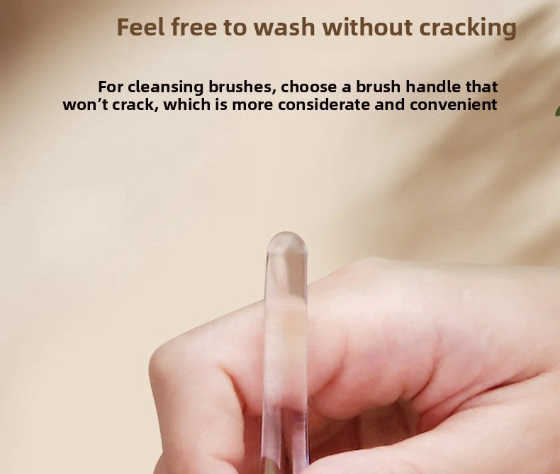 Facial Cleanser Brush Soft Face Massage Fan Wash Brush Pore Cleanning Exfoliating Beauty Face Mask Brush Portable Skin Care Tool