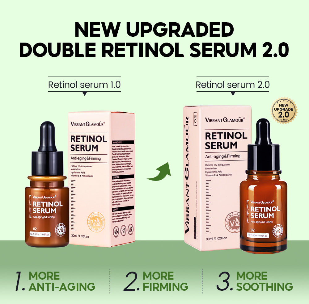 VIBRANTGLAMOUR 10PCS Retinol Face Serum Moisturizing  Essence