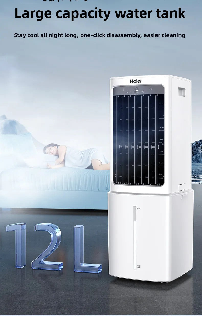 Portable Air Conditioner Fans Air Cooler 9L/12L Water Tank Remote Control 3-in-1 Cooling Fan Humidifier for Home Office Room
