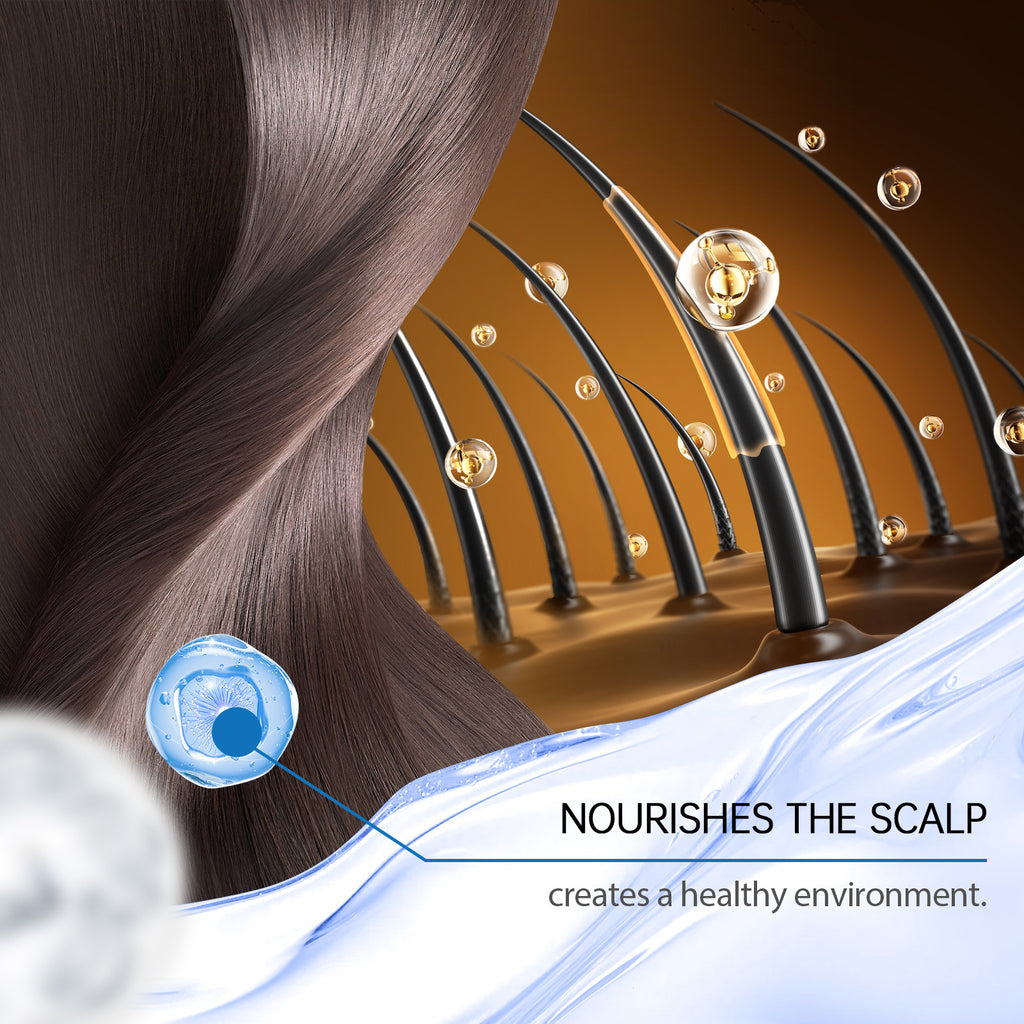 Hair Growth Essence Anti Baldness Strengthen Hair Roots Improve Scalp Health Repair Thicken Rosemary Massage Roller Ball Essence