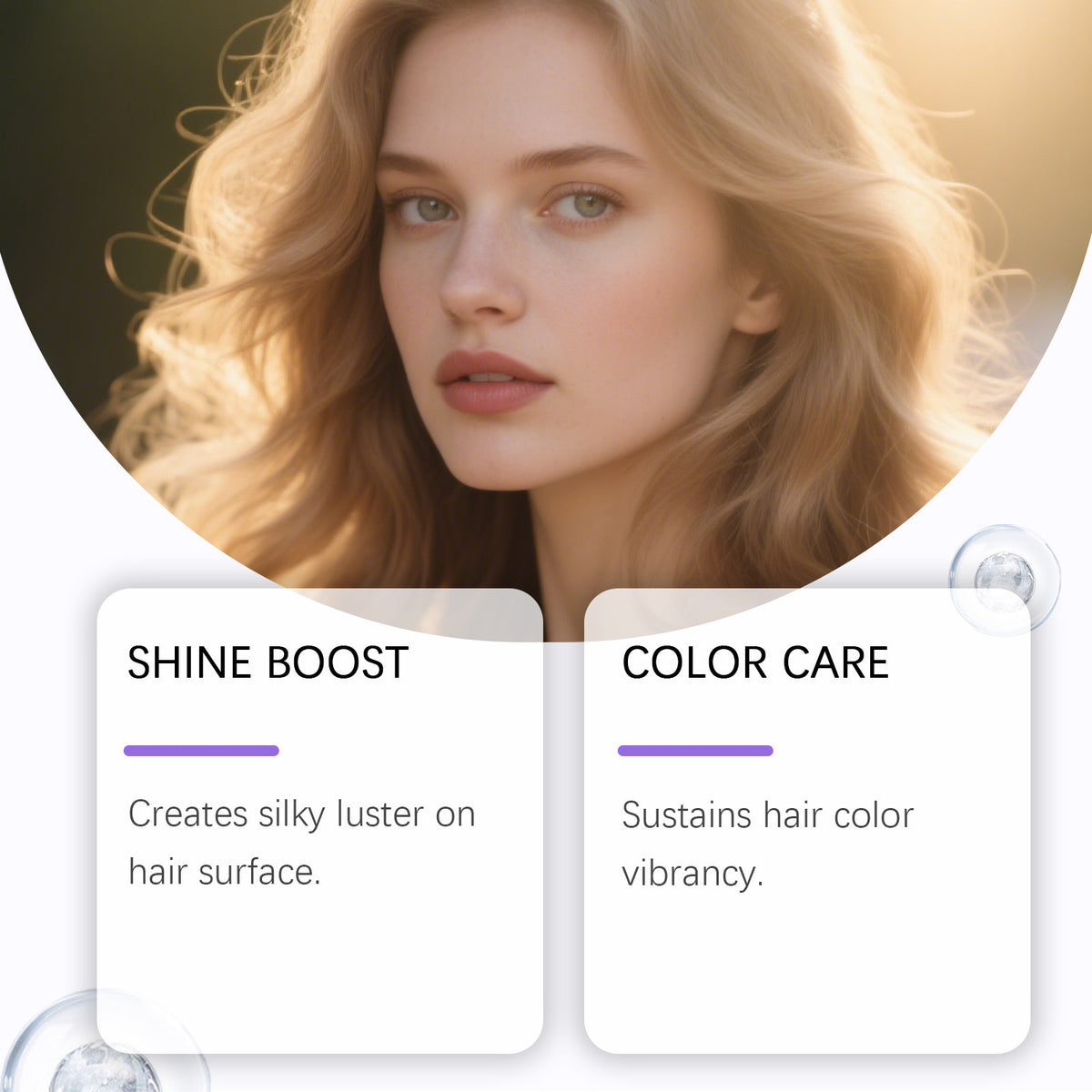 Gleamxi Icy Blonde Hair Dye Cream Permanent DIY Home Natural Long Lasting Shiny Glossy Anti Dry Damage Hair Coloring Cream 100g