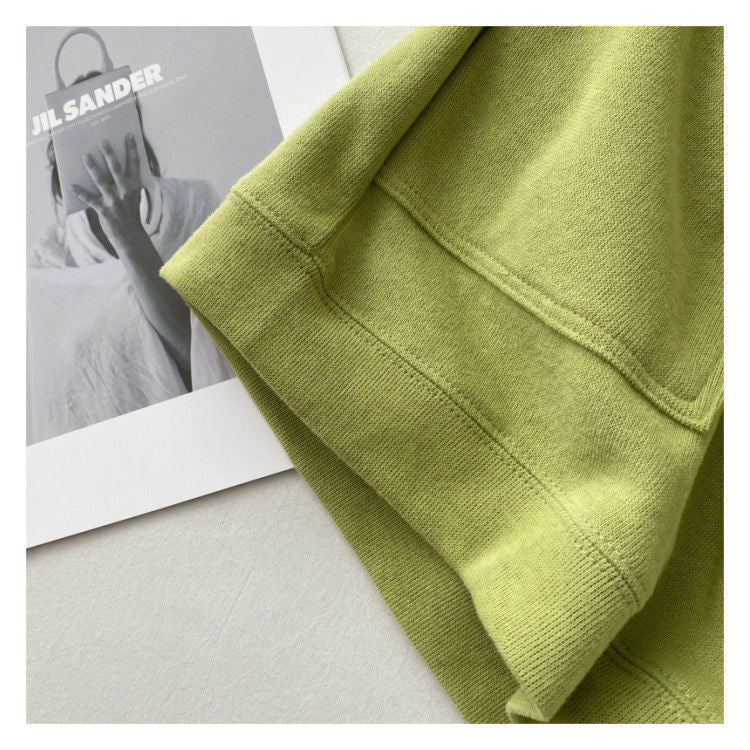 Women's Korean version of loose wide-leg drawstring A-line pants with a slim waist slim fit casual home versatile sports shorts