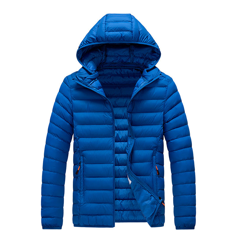 Cross-Border Exclusive Supply for Amazon: Men's 2026 Winter Jacket, Slim Fit, Lightweight Cotton Coat, Thin Multi-Color Quilted Cotton Clothing