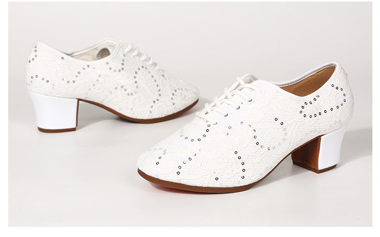 New latin dance square dance shoes low soft bottom dance shoes ladies modern dance shoes breathable performance dance shoes