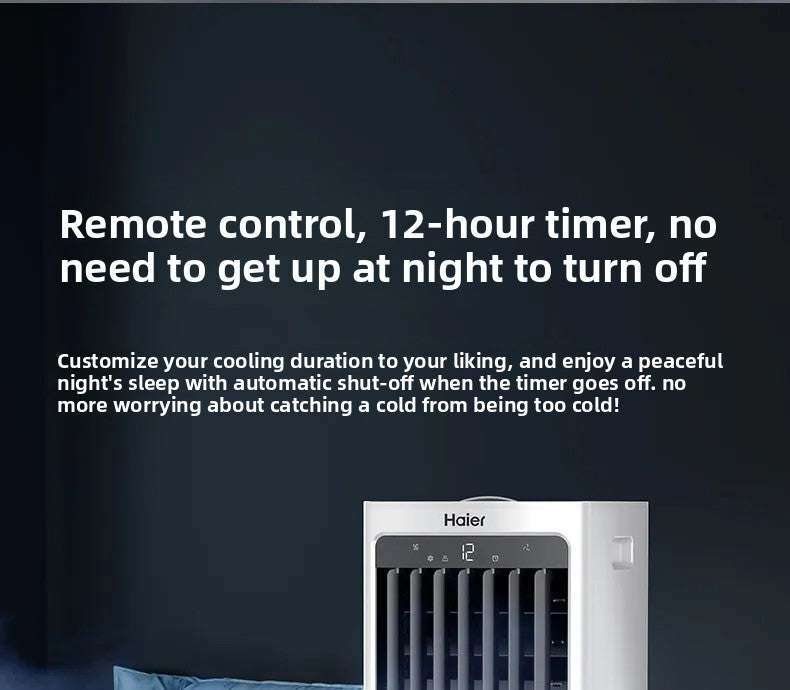 Portable Air Conditioner Fans Air Cooler 9L/12L Water Tank Remote Control 3-in-1 Cooling Fan Humidifier for Home Office Room
