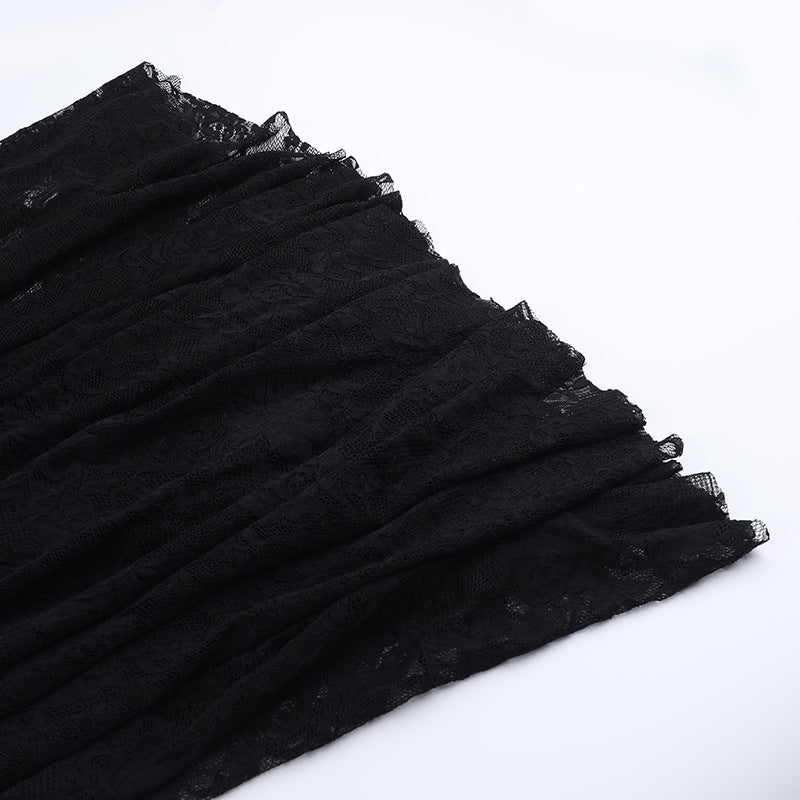 Halloween Costume Women Batwing Sleeve Floor Dress Black Gothic Evil Terror Maxi Mistress Morticia Addam Family Outfit For Adult