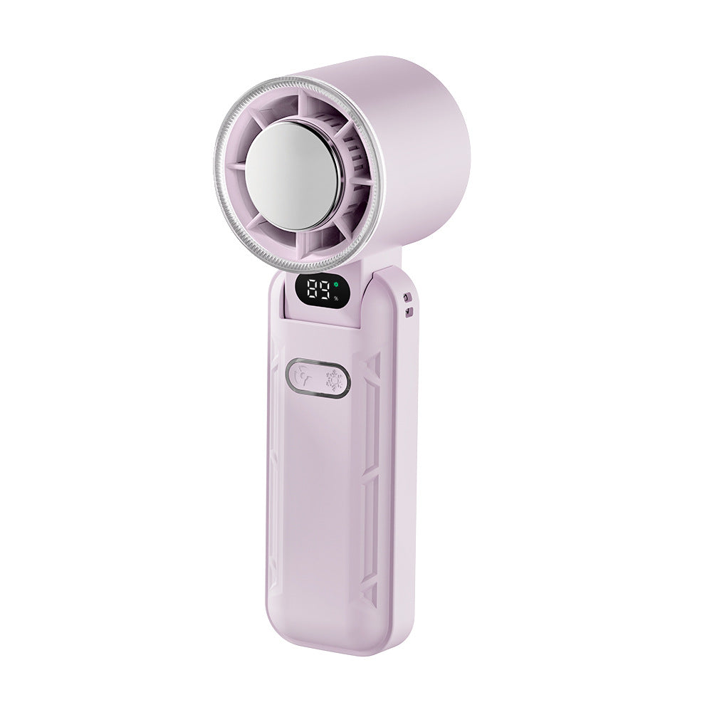 Huaqiangbei 100-speed high-speed hand-held turbo fan portable mini refrigeration ice compress fan