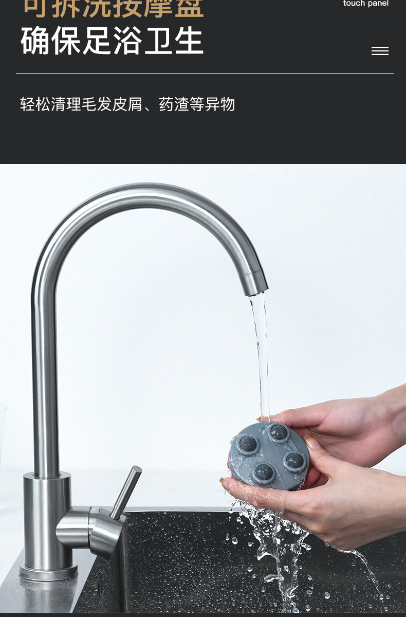 Electric Heated Foot Bath Massager Deep Bucket Steam Spa with Constant Temperature Surf Massage Rollers Blue-Light Sterilization