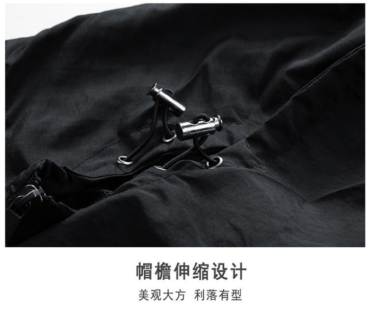 Spring and Autumn New Men's Tops Sports Casual Loose Tops Teenagers Color Matching Top Daily Versatile Tops