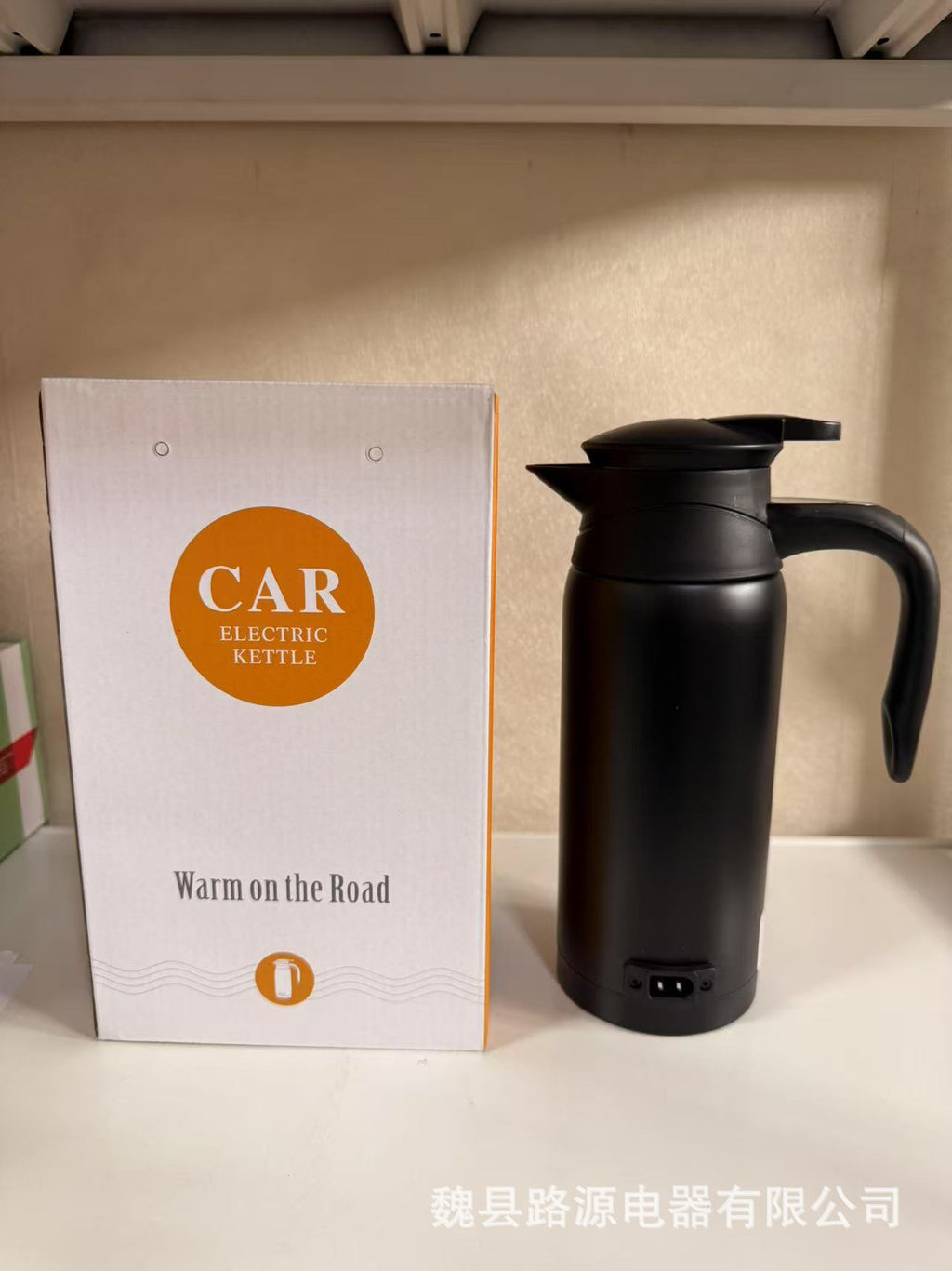 Cross-border car kettle 12V24V dual voltage smart kettle fast heating car kettle electric kettle