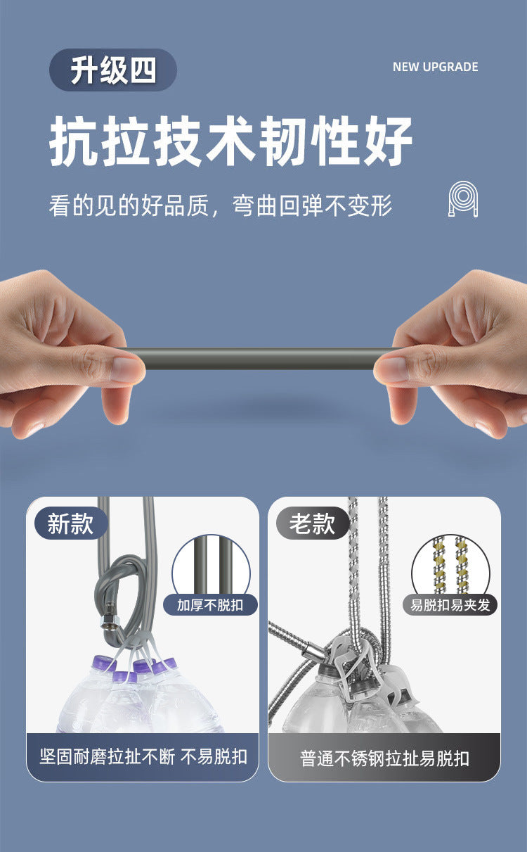 1.5/2M Black Latex Shower Head Hose Flexible Tube Pipe High Pressure Silicone Powerful Tap Faucet Toilet Bathroom Accessories
