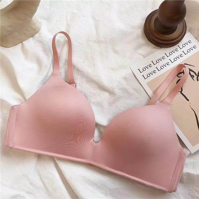 Light and thin clothing bra gathered on the support of foreign trade cross-border milk collection anti-sagging manufacturers direct supply running wholesale women's underwear