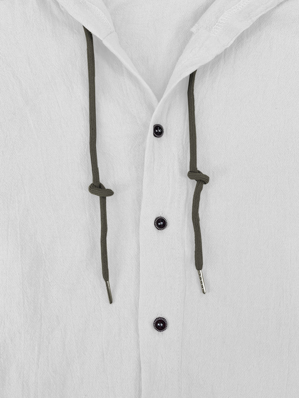 Summer Men's Linen Shirt Solid Streetwear Long Sleeve Hoodie Cardigan Clothing For Men Button Tops Casual Loose Men Hooded Shirt