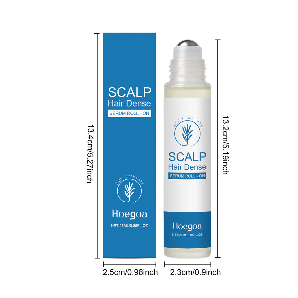 Hair Growth Essence Anti Baldness Strengthen Hair Roots Improve Scalp Health Repair Thicken Rosemary Massage Roller Ball Essence