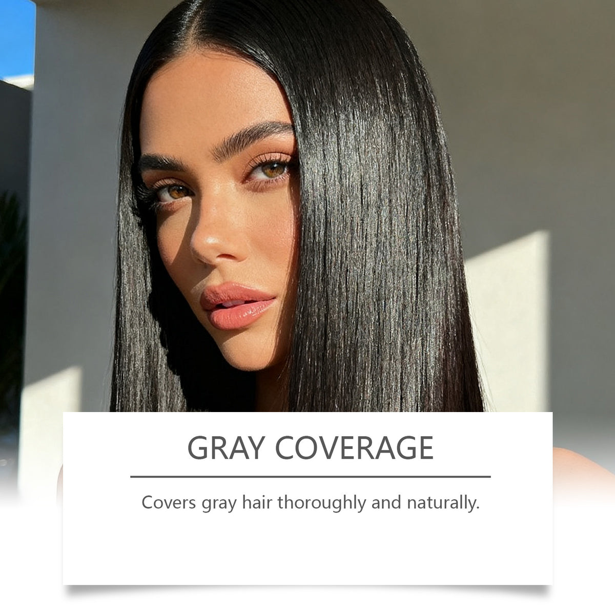 Hair Dye Shampoo Natural Black Chestnut Color Even Coloring Repair Gray White Hair Smoothing Nourishing Instant Coloring Shampoo