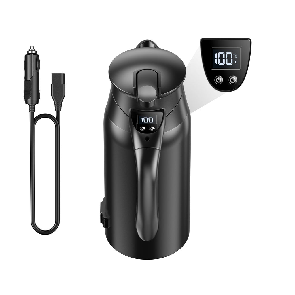 Cross-border car kettle 12V24V dual voltage smart kettle fast heating car kettle electric kettle