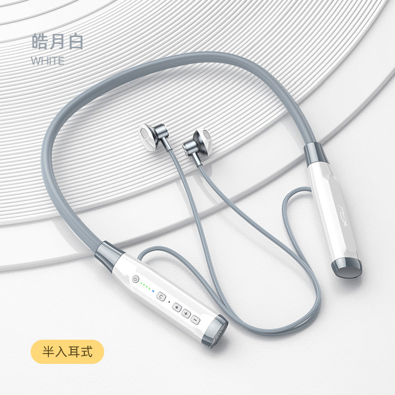 [Factory in stock] Wireless Neck-Hanging Bluetooth Headset with Large Power and Long Endurance Noise Reduction Wireless Sports Insertable Card