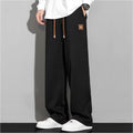 Trendy plus size Pants Men's Spring and Autumn Casual Pants Loose All-match Sports Pants Hong Kong-style Simple All-match Pants Cross-border