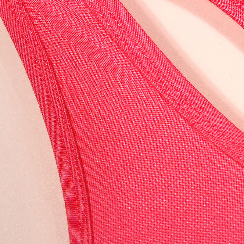 Modal Vest Women's I-shaped U-shaped Base Vest Extra Large and Fat Sleeveless Outer Wear Sling Base Shirt Spring and Summer