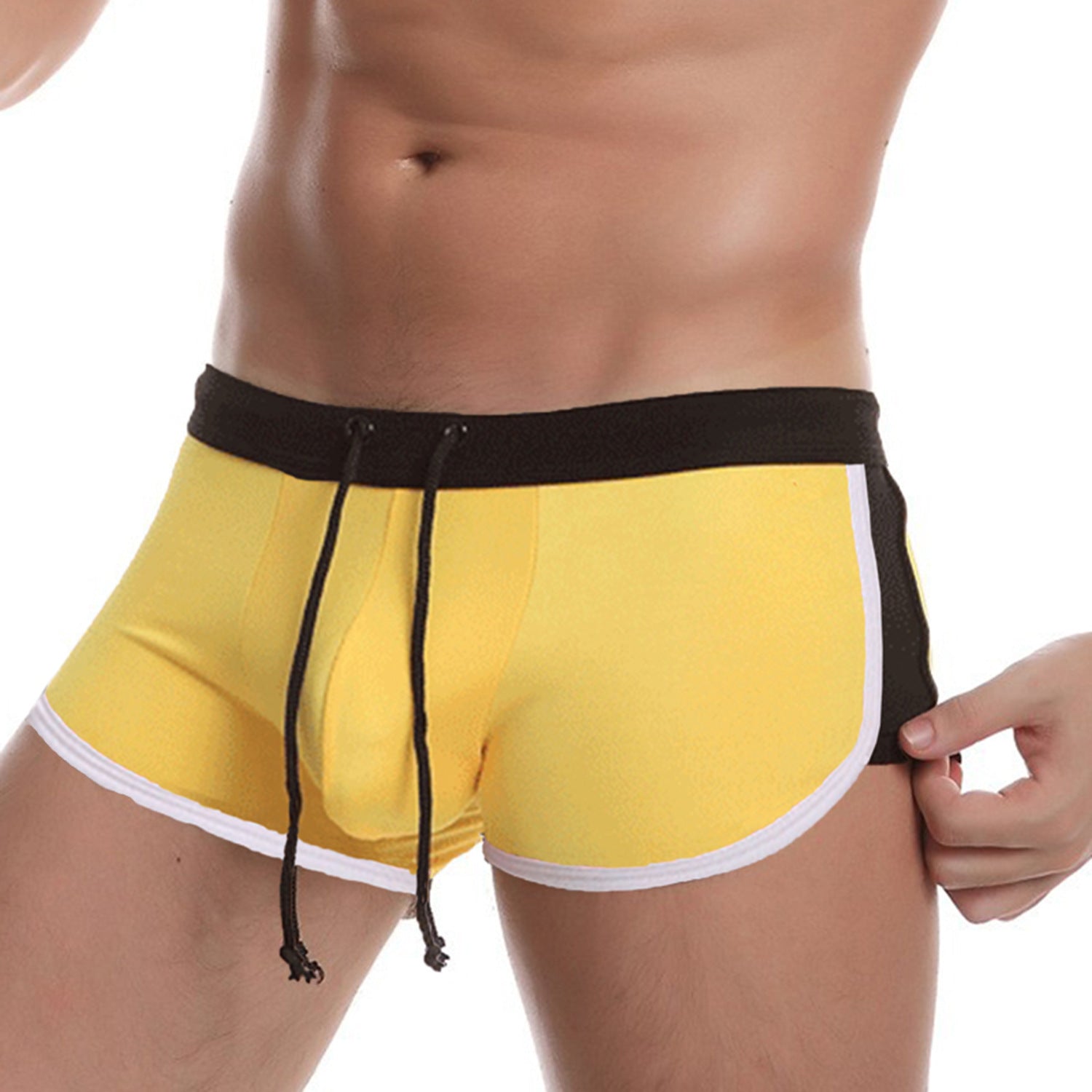Aliexpress Wish Double Insurance Tie Swimming Trunks Boxer Swimming Trunks Arrow Swimming Trunks Wholesale
