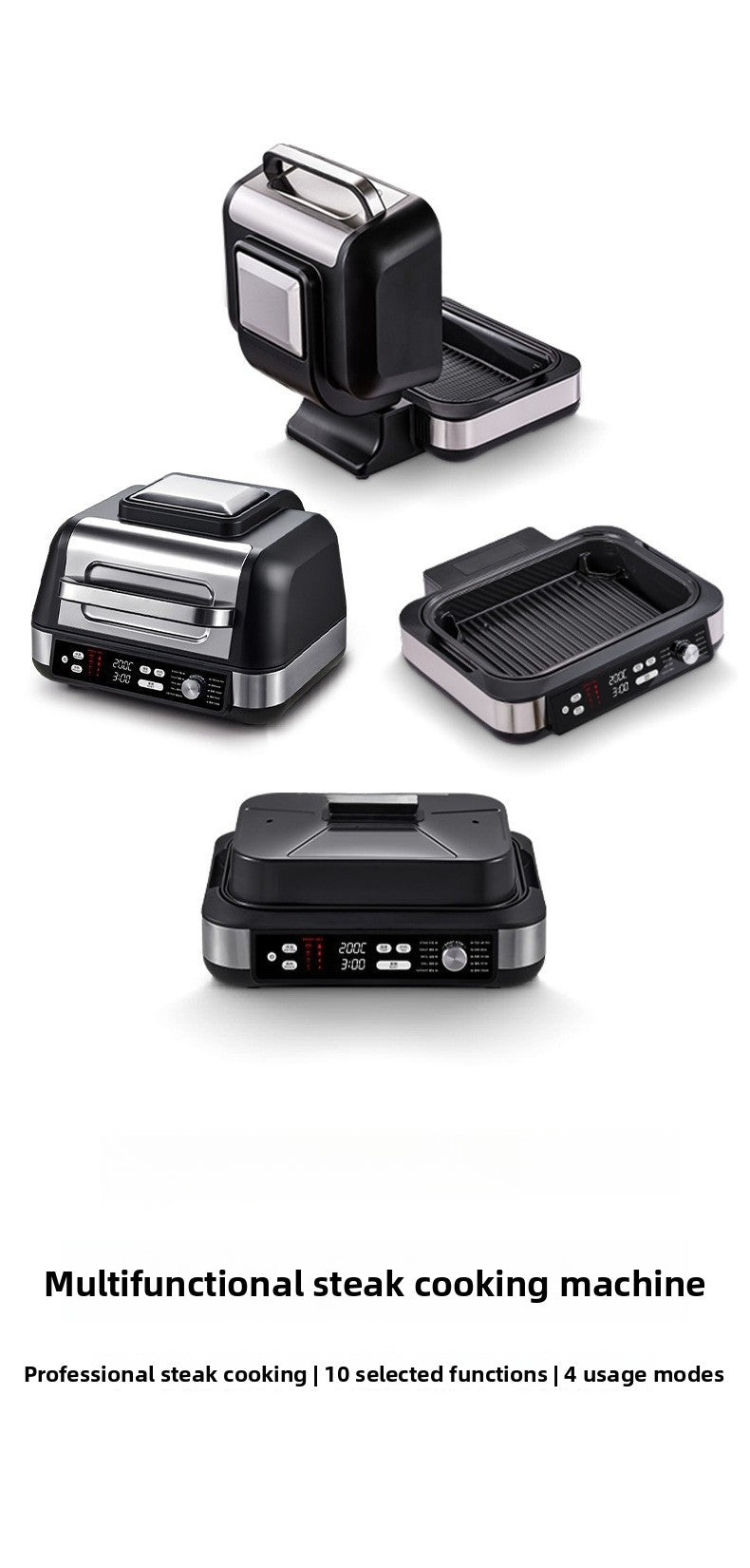 Steak machine - fully automatic steak griller - high-temperature oven - multi-functional cooking pot