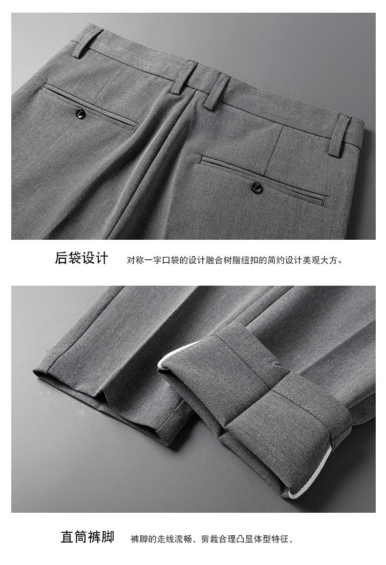 A 1.45kg Piece Set of Spring & Fall Casual Small Suit Jacket Men's Korean Style Slim Gray Formal Full Suit Suit