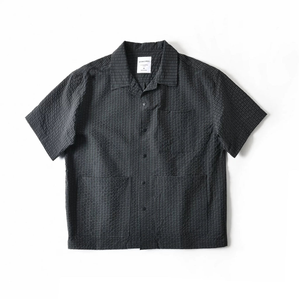 Summer Outdoor Shirt Men Short Sleeve Summer Streetwear Cleanfit Fashion Loose Casual Oversize Plaid Blouse Hawaiian Shirts