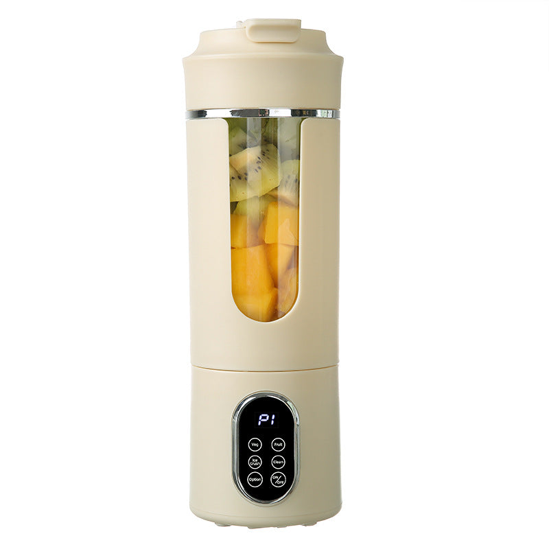 New high-end cross-border juicer household crushed ice juice cup portable rechargeable juicer outdoor 12 knife wireless