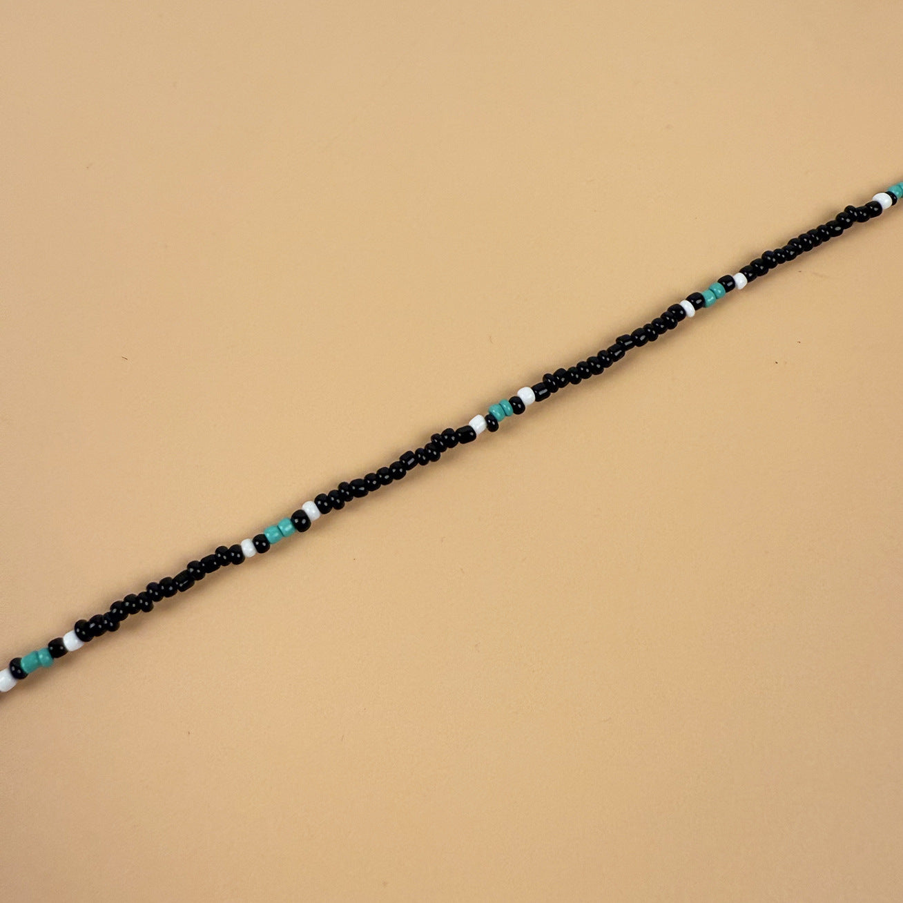 European and American Cross-Border Jewelry Personalized Mixed Colorful Rice Bead Clavicle Necklace for Women Bohemian Beach Rest Clavicle Chain