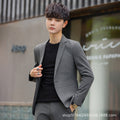 A 1.45kg Piece Set of Spring & Fall Casual Small Suit Jacket Men's Korean Style Slim Gray Formal Full Suit Suit