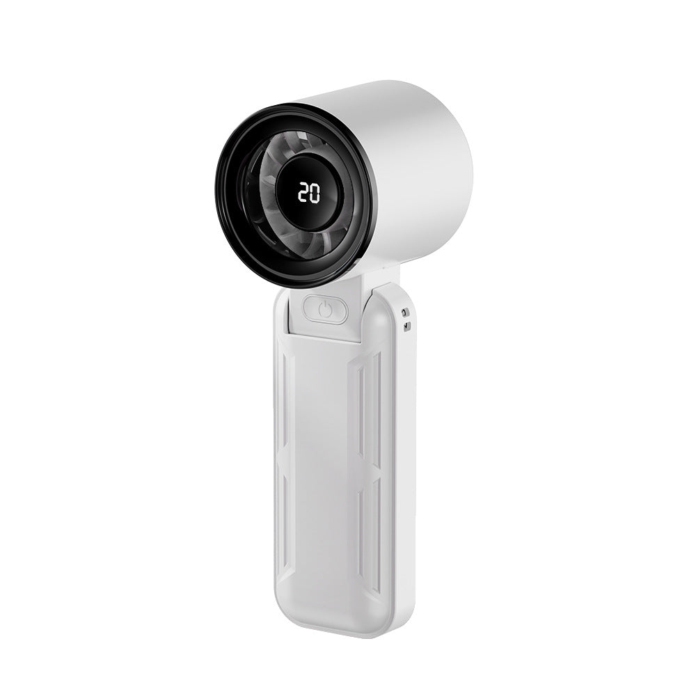 Huaqiangbei 100-speed high-speed hand-held turbo fan portable mini refrigeration ice compress fan