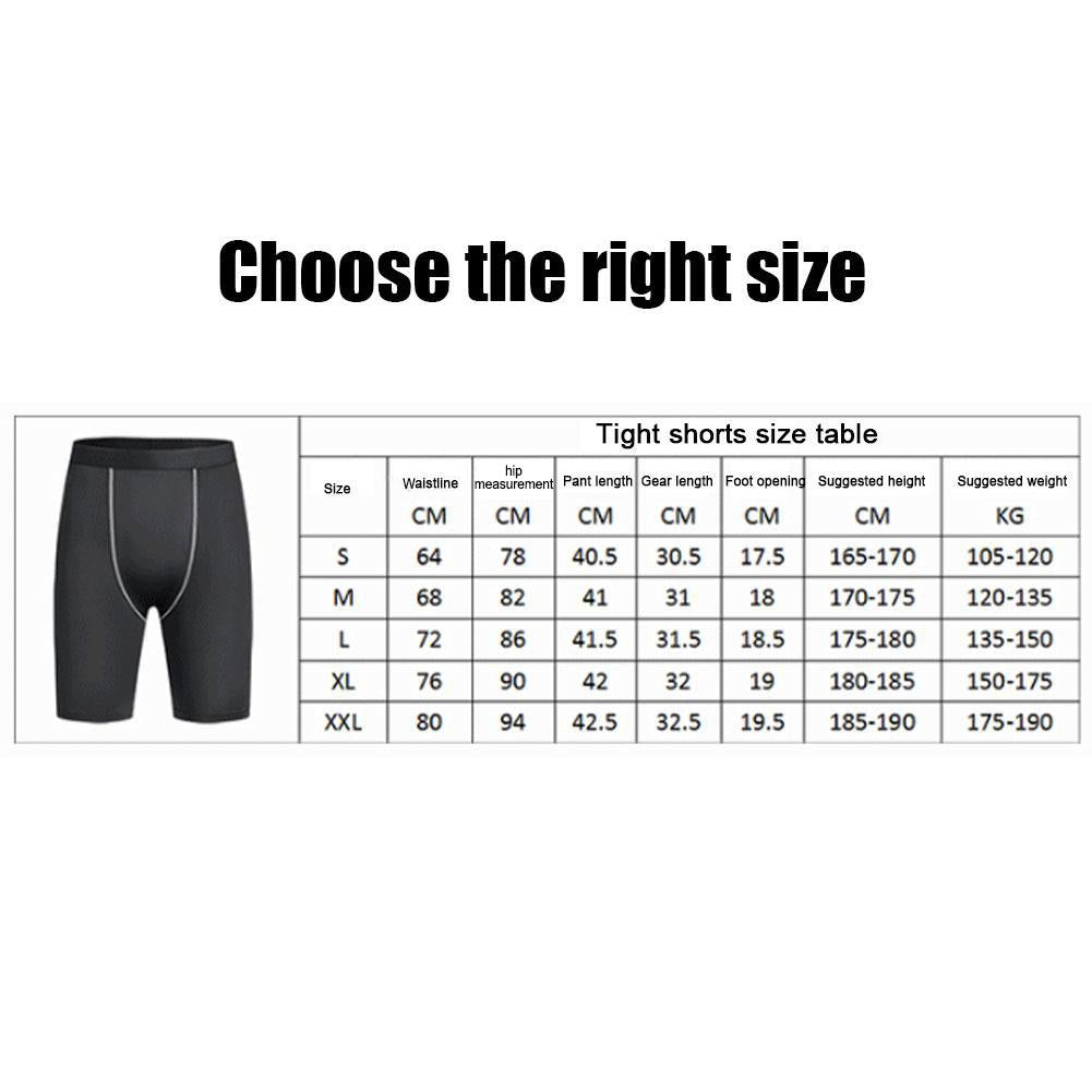 High Performance Men's Compression Shorts With Pocket - Quick Dry Breathable Stretchy Base Layer For Cycling Sports Gym