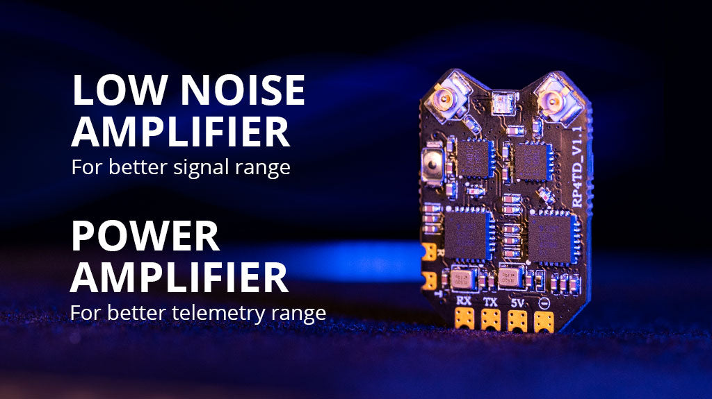 RadioMaster RP4TD ExpressLRS 2.4GHz True Diversity Receiver Dual TCXO for FPV Drone and Fixed Wing